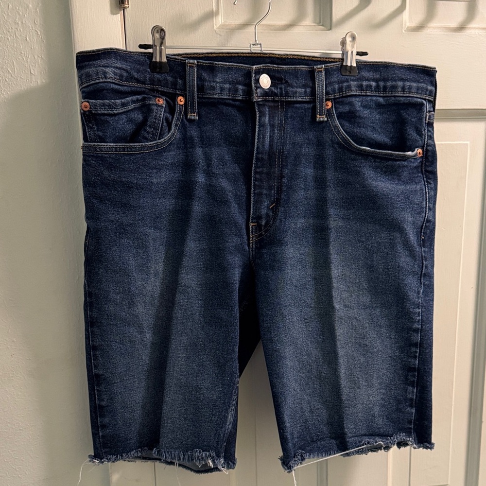 Levi's Dark Blue Jean Shorts